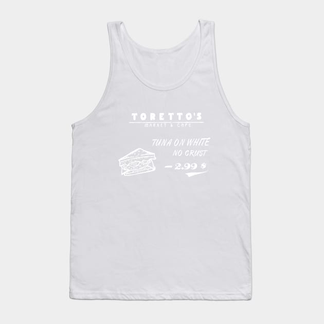 Fast & Furious - Tuna on White no Crust Dark BG Tank Top by olivergraham